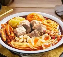 Marinated Beef Noodles with Soft-Boiled Egg