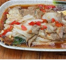 Pork Liver and Egg Rice Noodle Roll