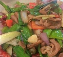 Spicy Pork Intestines Stir-fry