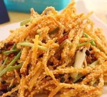 Dry-Fried Lotus Root Strips