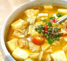 Crab Roe Tofu Bowl