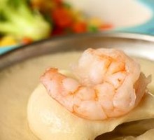 Steamed Shrimp and Egg Custard