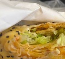 香酥鸡柳煎饼