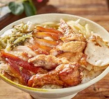 Longjiang Pig Trotter and Garlic Chicken Wings Rice
