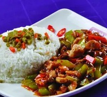 Kung Pao Chicken Rice Bowl