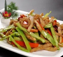 Green Pepper Beef Tripe