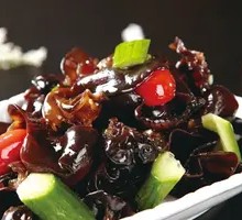 Stir-fried Black Mushroom Rice