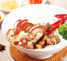 Spicy Chopped Chili Pork Shank Rice