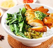 Soy Sauce Chicken Rice