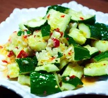 Knife-Pounded Cucumber