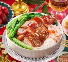 Pork Trotter with Roast Duck