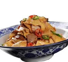 Stuffed Tofu with Pork Slice Rice Bowl