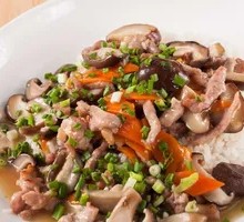 Shiitake Mushroom and Pork Strips