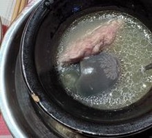 Century Egg and Pork Dumpling Soup