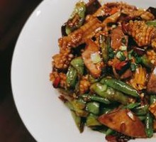 Squid and Pork Kidney Stir-fry