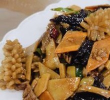 Squid and Pork Kidney Stir-fry
