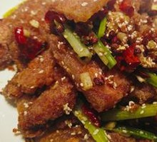 Dry-Fried Steamed Pork