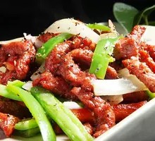 Black Pepper Beef Strips