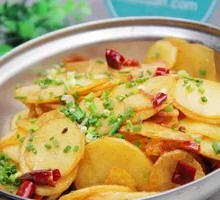 Spicy Potatoes in Dry Pot