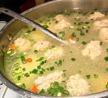 Handmade Meatball Soup