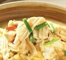 Stewed Egg with Tofu Skin