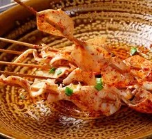 Beef Tripe Skewers