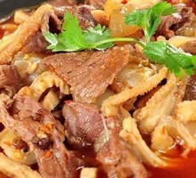 Braised Beef Offal in Clay Pot