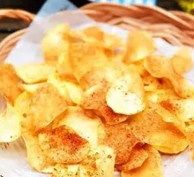 Salted Pepper Potato Slices