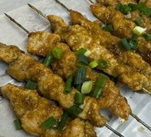 Charcoal-Grilled Pork Skewers