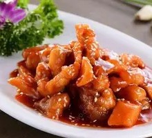 Sweet and Sour Pork with Lychee