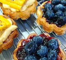 Blueberry Yam Egg Tart Skin