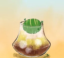 Ice Lemon Americano