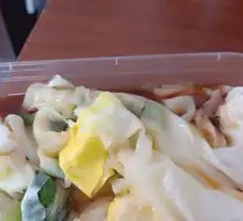 Egg and Shrimp Rice Noodle Roll