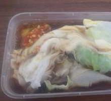 Egg and Beef Rice Noodle Roll