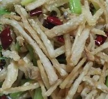Dry-Fried Sesame Lotus Root Strips