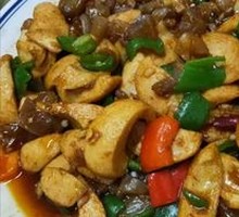Egg White Stir-fried Beef Tendon