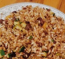 Green Pepper and Preserved Pork Fried Rice