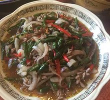Green Pepper and Pig Kidney Stir-fry