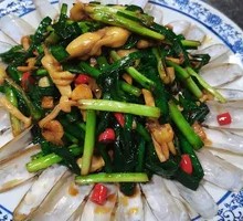 Leek Stir-Fried Scallops