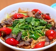 Pickled Chili Chicken Offal Knife-Sliced Noodles