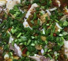 Pickled Pepper and Sour Cabbage with Crisp Fish