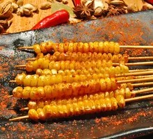 Skewered Corn