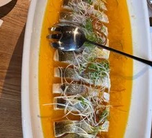 Chicken Broth Steamed Snakehead Fish
